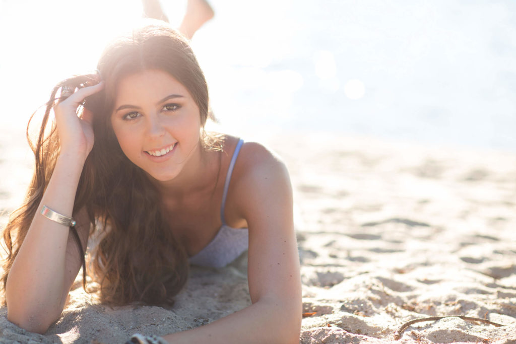 Senior pictures at beach - Paige P Photography